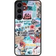 Coque Samsung Galaxy S25 FE - Silicone rigide noir Summer 20 collage