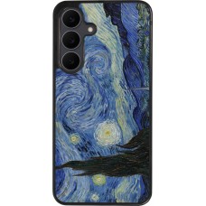 Coque Samsung Galaxy S25 FE - Silicone rigide noir Tableau art - La Nuit étoilée - Van Gogh