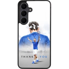Coque Samsung Galaxy S25 FE - Silicone rigide noir Thank you Roger