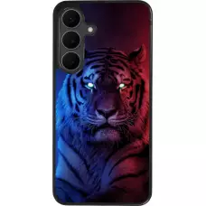 Samsung Galaxy S25 FE Case Hülle - Silikon schwarz Tiger Blue Red