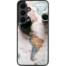 Samsung Galaxy S25 FE Case Hülle - Silikon schwarz Travel 01