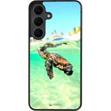 Coque Samsung Galaxy S25 FE - Silicone rigide noir Turtle Underwater
