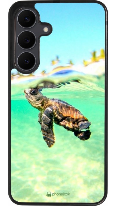 Samsung Galaxy S25 FE Case Hülle - Silikon schwarz Turtle Underwater