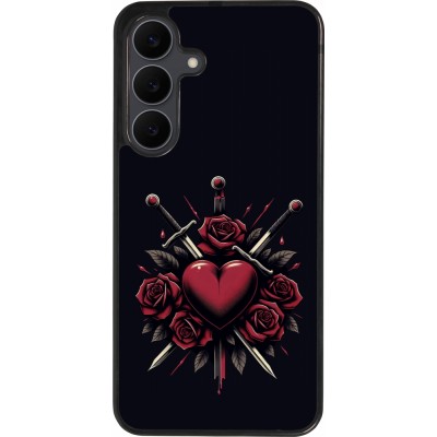 Samsung Galaxy S25 FE Case Hülle - Silikon schwarz Valentine 2024 gothic love