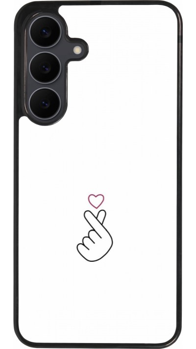 Samsung Galaxy S25 FE Case Hülle - Silikon schwarz Valentine 2024 heat by Millennials