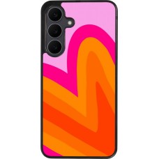 Samsung Galaxy S25 FE Case Hülle - Silikon schwarz Valentine 2024 heart gradient