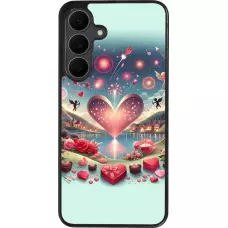 Samsung Galaxy S25 FE Case Hülle - Silikon schwarz Valentin 2025 Schick