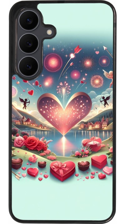 Samsung Galaxy S25 FE Case Hülle - Silikon schwarz Valentin 2025 Schick