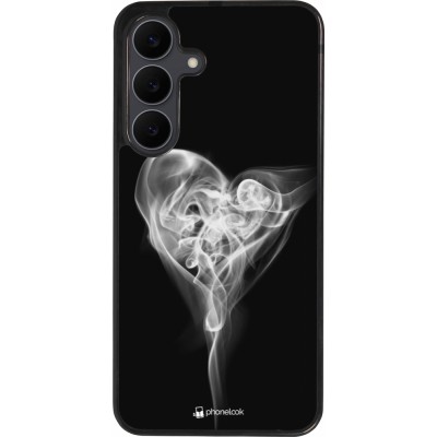 Samsung Galaxy S25 FE Case Hülle - Silikon schwarz Valentine 2022 Black Smoke
