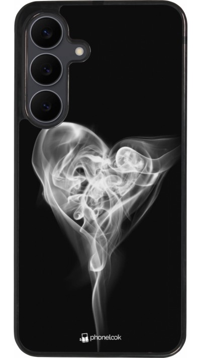 Samsung Galaxy S25 FE Case Hülle - Silikon schwarz Valentine 2022 Black Smoke