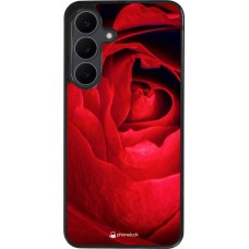 Coque Samsung Galaxy S25 FE - Silicone rigide noir Valentine 2022 Rose