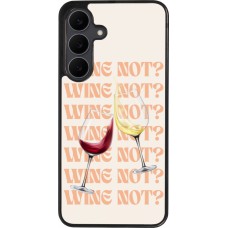 Coque Samsung Galaxy S25 FE - Silicone rigide noir Wine not