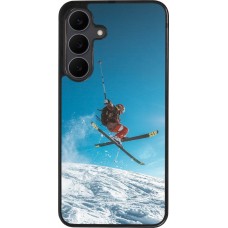 Samsung Galaxy S25 FE Case Hülle - Silikon schwarz Winter 22 Ski Jump