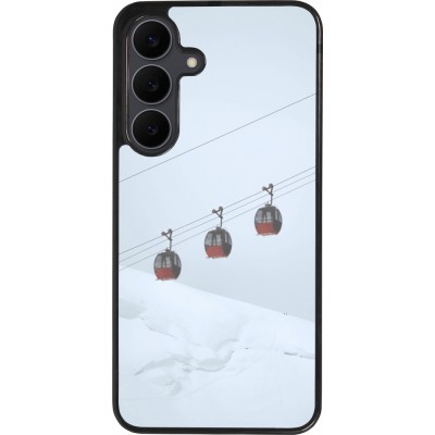 Samsung Galaxy S25 FE Case Hülle - Silikon schwarz Winter 22 ski lift
