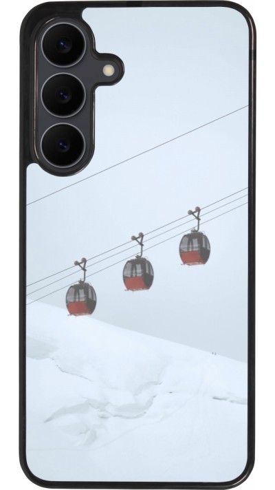 Samsung Galaxy S25 FE Case Hülle - Silikon schwarz Winter 22 ski lift