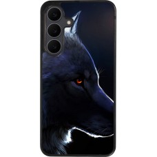 Coque Samsung Galaxy S25 FE - Silicone rigide noir Wolf Shape