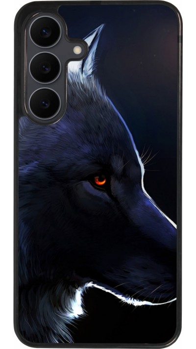 Samsung Galaxy S25 FE Case Hülle - Silikon schwarz Wolf Shape