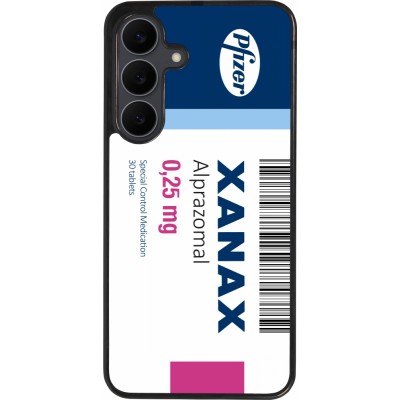 Samsung Galaxy S25 FE Case Hülle - Silikon schwarz Xanax Alprazolam 2025