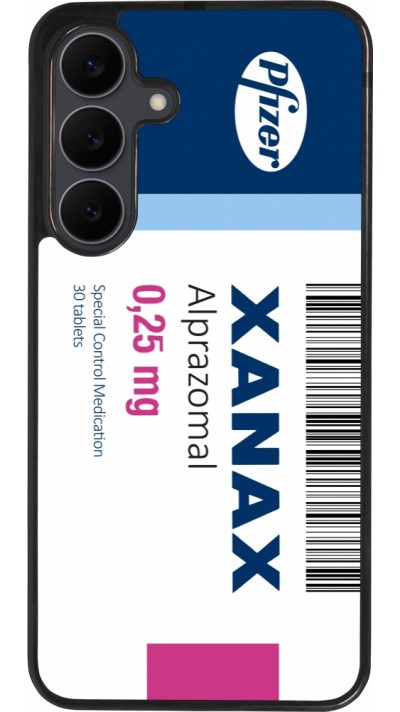 Samsung Galaxy S25 FE Case Hülle - Silikon schwarz Xanax Alprazolam 2025