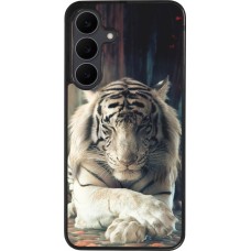 Samsung Galaxy S25 FE Case Hülle - Silikon schwarz Zen Tiger