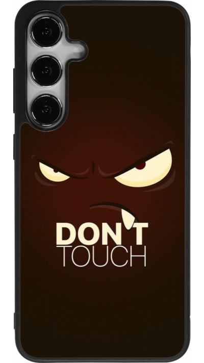 Coque Samsung Galaxy S25+ - Silicone rigide noir Angry Dont Touch