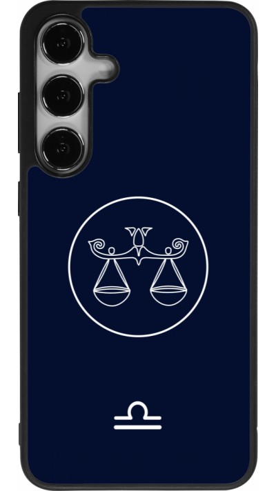 Coque Samsung Galaxy S25+ - Silicone rigide noir Astrologie Balance