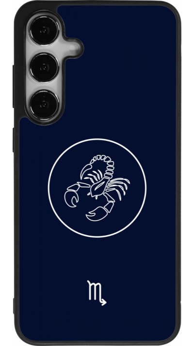 Coque Samsung Galaxy S25+ - Silicone rigide noir Astrologie Scorpion