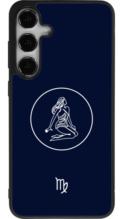 Coque Samsung Galaxy S25+ - Silicone rigide noir Astrologie Vierge