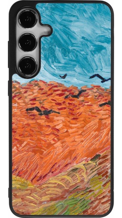 Samsung Galaxy S25+ Case Hülle - Silikon schwarz Autumn 22 Van Gogh style