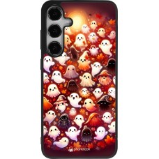 Coque Samsung Galaxy S25+ - Silicone rigide noir Fantômes automne mignons