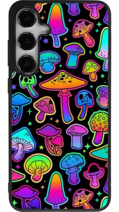 Samsung Galaxy S25+ Case Hülle - Silikon schwarz Autumn 2024 magic mushrooms