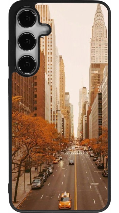 Samsung Galaxy S25+ Case Hülle - Silikon schwarz Autumn 2024 New York city