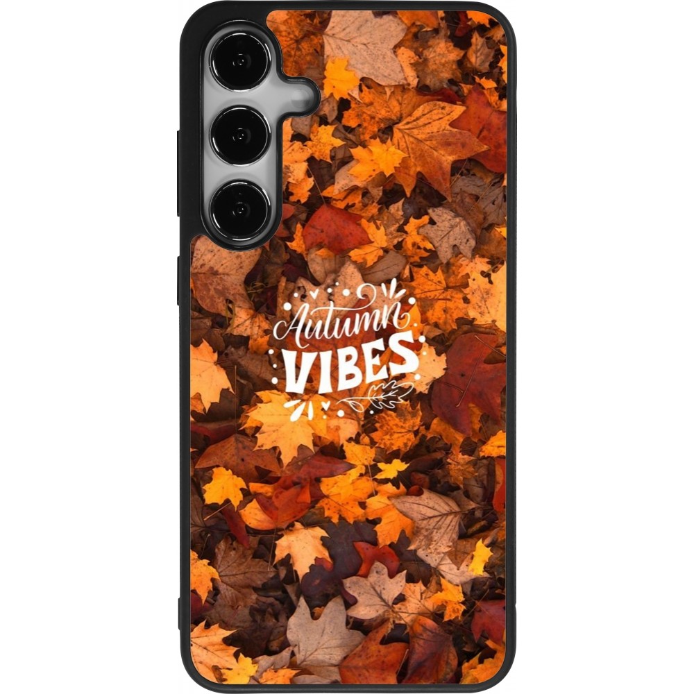 Samsung Galaxy S25+ Case Hülle - Silikon schwarz Autumn 25 Autumn vibes