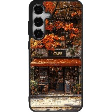 Samsung Galaxy S25+ Case Hülle - Silikon schwarz Autumn 25 Coffee shop