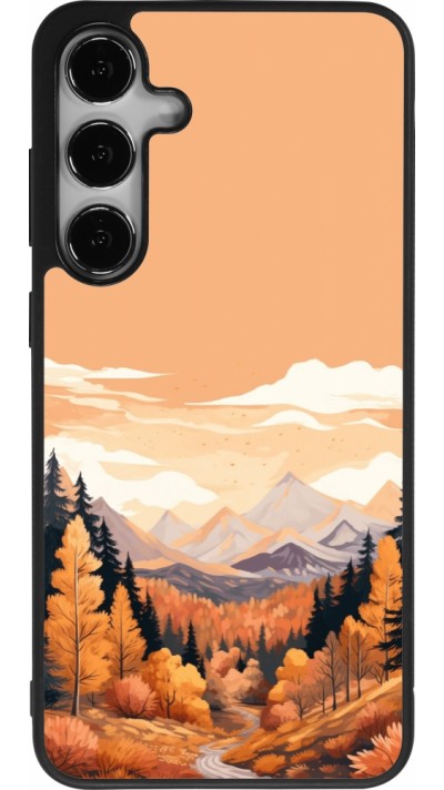Samsung Galaxy S25+ Case Hülle - Silikon schwarz Autumn 25 Mountains