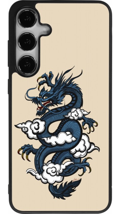 Samsung Galaxy S25+ Case Hülle - Silikon schwarz Blue Dragon Tattoo