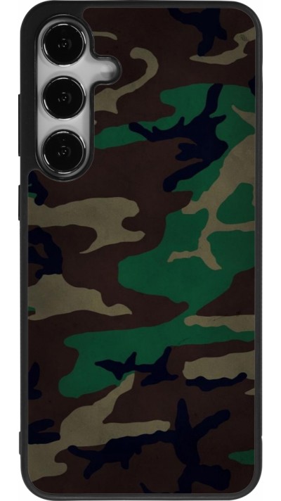 Samsung Galaxy S25+ Case Hülle - Silikon schwarz Camouflage 3