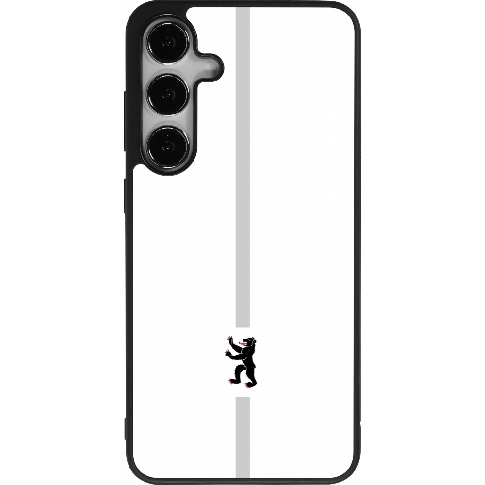 Samsung Galaxy S25+ Case Hülle - Silikon schwarz Kanton AI weiss
