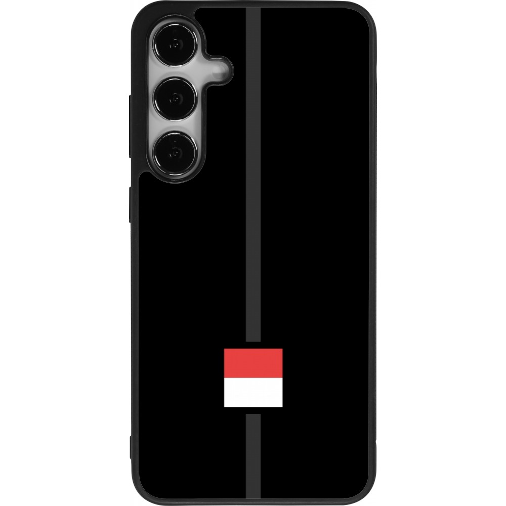 Coque Samsung Galaxy S25+ - Silicone rigide noir Canton SO noir