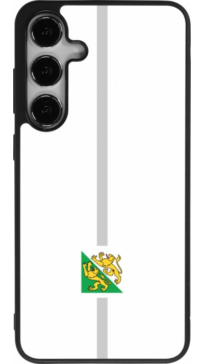 Samsung Galaxy S25+ Case Hülle - Silikon schwarz Kanton TG weiss
