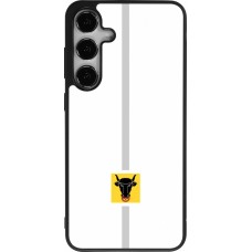 Samsung Galaxy S25+ Case Hülle - Silikon schwarz Kanton UR weiss