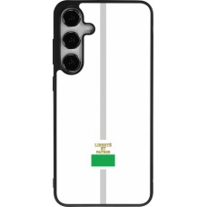 Samsung Galaxy S25+ Case Hülle - Silikon schwarz Kanton VD weiss