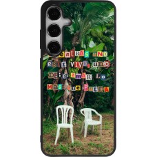 Coque Samsung Galaxy S25+ - Silicone rigide noir Chairs DTMF