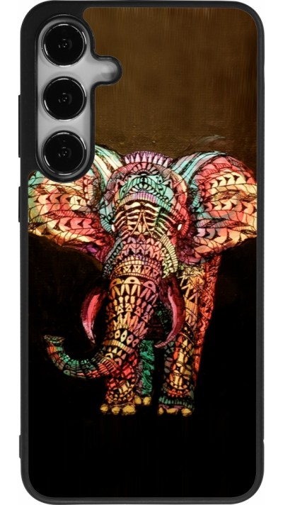 Samsung Galaxy S25+ Case Hülle - Silikon schwarz Elephant 02