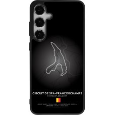 Coque Samsung Galaxy S25+ - Silicone rigide noir F1 Track 2025 Belgium