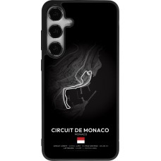 Coque Samsung Galaxy S25+ - Silicone rigide noir F1 Track 2025 Monaco