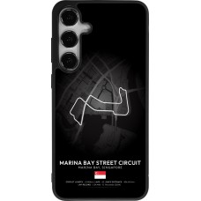 Coque Samsung Galaxy S25+ - Silicone rigide noir F1 Track 2025 Singapore