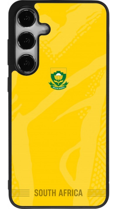 Samsung Galaxy S25+ Case Hülle - Silikon schwarz Südafrika 2026 personalisierbares Fussballtrikot