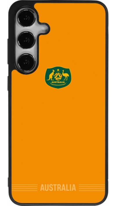Samsung Galaxy S25+ Case Hülle - Silikon schwarz Australien 2026 personalisierbares Fussballtrikot