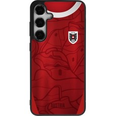 Coque Samsung Galaxy S25+ - Silicone rigide noir Maillot de football Autriche personnalisable